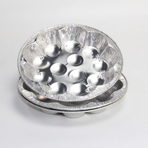 Barquette jetable en aluminium robuste <span class=keywords><strong>pour</strong></span> <span class=keywords><strong>escargots</strong></span>, résistante au four, de qualité alimentaire, <span class=keywords><strong>pour</strong></span> la restauration - Product Image 1
