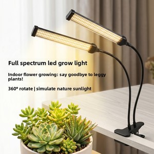 Lampes LED pour plantes, spectre complet, avec variateur de luminosité et minuterie, pour usage intérieur - Product Image 1