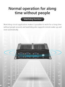 Nueva Pc de caja integrada industrial sin ventilador Intel J1900 I3 I5 I7 de aleación de aluminio con puertos serie Dual Lan y Wifi opcional - Product Image 6