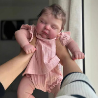 Poupée réaliste en vinyle rose de 20 pouces, poupée reborn transfrontalière, fourniture e-commerce, cadeau de vacances pour enfants