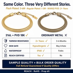 Pulsera <span class=keywords><strong>de</strong></span> Acero Inoxidable Chapada en Oro <span class=keywords><strong>de</strong></span> Alta Gama con Diseño <span class=keywords><strong>de</strong></span> Cadena y Puntadas, Joyería <span class=keywords><strong>de</strong></span> Moda al por Mayor para Mujer - Product Image 5