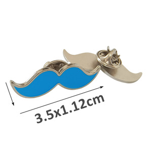 Ánh sáng màu xanh ung Thư Kim Loại pins BROOCH tuyến tiền liệt ung thư nhận thức Pin ria mép râu men pins số lượng lớn cho sức khỏe của nam giới - Product Image 2
