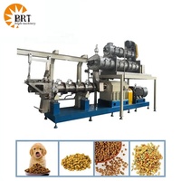 Nueva planta de fabricación de comida para perros de alta producción, línea de producción de procesamiento de alimentos para mascotas completamente automática, fabricante de máquinas de pellets para mascotas secas