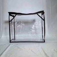 Sacs d'emballage personnalisés en PVC pour draps de lit avec impression offset et fermeture éclair jetable pour la literie