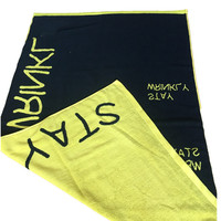 100% Cotton High Quality Thick Terry Jacquard Woven Logo Towel Yarn Dyed Custom Beach Towels with Cartoon Pattern