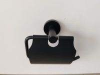 Ensemble d'accessoires de salle de bain contemporains à montage mural en acier inoxydable brossé doré écologique SS304, porte-papier toilette