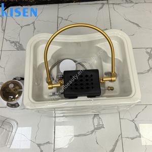 KISEN - Lavacabezas Japonés de ABS con Sistema de Plomería, Lavabo para Champú, 110V 220V, Equipo de Spa para Lavado de Cabello, Terapia y Salón de Belleza - Product Image 4