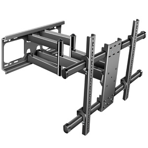 Support mural <span class=keywords><strong>TV</strong></span> à double <span class=keywords><strong>bras</strong></span> <span class=keywords><strong>amovible</strong></span> et entièrement articulé avec <span class=keywords><strong>bras</strong></span> inclinable et pivotant pour une visualisation optimale 55-90 pouces HILLPORT DY885 - Product Image 4