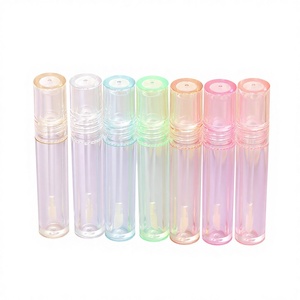 Nouveau tube translucide de 5 ml pour brillant à lèvres et rouge à lèvres, flacon vide à injection par tube, impression couleur, modèle 241 - Product Image 5