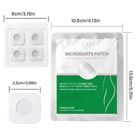Patch minceur micro-aiguilles 14 jours à absorption rapide, invisible, imperméable, sans douleur, pour la combustion des graisses et le remodelage corporel, marque privée