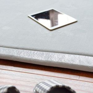 Tapis de jeu pour enfants Kidplay, tapis à bords larges personnalisés, tapis d'éveil en velours corail, tapis de jeu pour ramper - Product Image 4