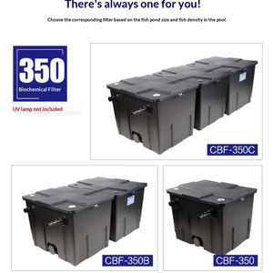 เครื่องกรองบ่อปลาซันซัน ซีบีเอฟ ซีรีส์ ระบบกรอง 3 ขั้นตอน วัสดุ ABS ทนทาน ฟอกน้ำให้บริสุทธิ์ภายใน 3 วัน สำหรับบ่อปลา - Product Image 3