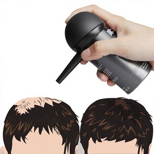 Hot Selling Safety Plastic Vegan <b>Hair</b> Fibers for Men's Thick <b>Hair</b> Styling and <b>Hair</b> Building-100% Natural - Product Image 1