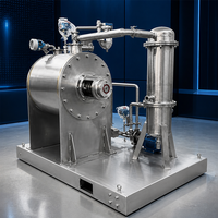 Sécheur à vide horizontal industriel 100L en acier inoxydable SS304 pour produits chimiques de laboratoire, avec pales à herse