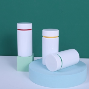 Flacon à pilules en plastique blanc personnalisé 100 ml 150 ml 200 ml 250 ml 300 ml Contenant en PEHD - Product Image 2