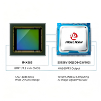Modul AI Starlight 8MP 1/1.2" IMX585 Ultra-Wide Dinamis 4K 60fps H.264/H.265 120dB WDR SDK Visi Industri OEM