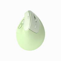 Mouse Nirkabel Vertikal Ergonomis Custom OMR910 dengan Pengalih 3 Perangkat BT & 2.4GHz USB-C yang Dapat Diisi Ulang
