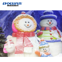 Veille de Noël Focusun Snowfall Machine 2t Machine de pulvérisation de neige Véritable fabricant de neige faisant la machine pour des événements