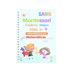 Cahier d'écriture réutilisable pour enfants, surfaces rainurées, anglais, <span class=keywords><strong>espagnol</strong></span>, français, arabe, russe - Cadeaux pour enfants - Product Image 4