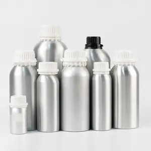Лучшие продажи косметическая алюминиевая бутылка 100 м 200 мл 250 мл 500 мл 1000 мл пустая алюминиевая бутылка контейнер для эфирного масла бутылка