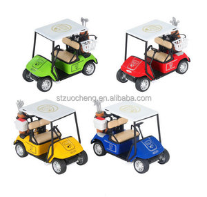 Modèle de voiturette de golf miniature 1:36 avec logo personnalisé, jouets promotionnels en métal, voiturette de golf miniature à tirer en arrière, <span class=keywords><strong>jouet</strong></span> pour cadeau d'affaires - Product Image 2