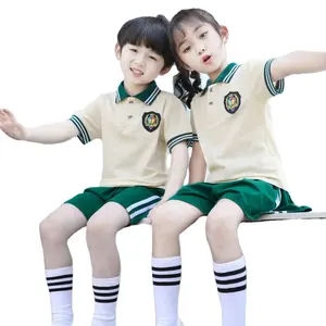 2024 Polo Shirt Thin Short Sleeve Summer Clothes Short-sleeved T-shirt Fashion Custom Logo Children Cotton Customized Uniforms