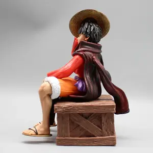 Un pezzo Anime scimmia D Luffy doppia testa seduta statua GK modello PVC Action Figure regalo giocattolo da collezione per i fan compleanno - Product Image 4