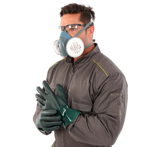 UT 7502 Suministro Directo de Fábrica, Máscara de Media Cara de Silicona 7502 <span class=keywords><strong>con</strong></span> Doble <span class=keywords><strong>Filtro</strong></span>, Protección Facial - Product Image 6