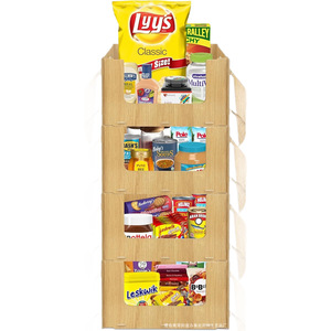 <b>Bamboo</b> Wood Stackable Storage <b>Basket</b> Multi Tier With Handle For Kitchen Bathroom Organization - Product Image 5