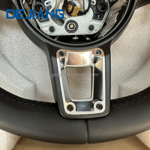 Volante de Cuero para Porsche 991 911 992 Cayenne 958 718 Boxster Cayman <span class=keywords><strong>Macan</strong></span> 996 Taycan Carrera 987, Actualización de Modelo Antiguo a Nuevo - Product Image 5