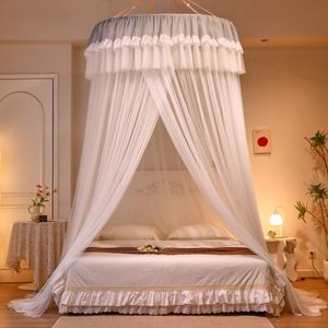 Vòng tròn tròn có thể gập lại màn chống muỗi sử <span class=keywords><strong>d</strong></span>ụng nhà treo <span class=keywords><strong>d</strong></span>ễ <span class=keywords><strong>d</strong></span>àng cài đặt chống muỗi giường lớn Màn chống muỗi trang trí - Product Image 2