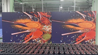 Affichage mené polychrome de signe mené par P3.91 extérieur de haute qualité 250*250mm pour le Module d'écran mené par publicité de fond de scène