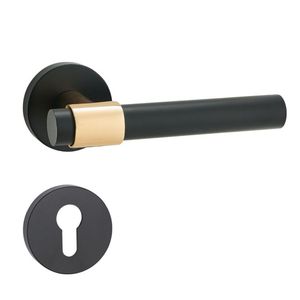 Cerradura de <span class=keywords><strong>Puerta</strong></span> Moderna de Lujo Ligero, Magnética y Silenciosa, para Interiores, de Latón, Diseño Sencillo, Manija de <span class=keywords><strong>Puerta</strong></span> Totalmente de Cobre - Product Image 5