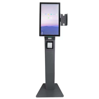 21,5 pulgadas todo en uno Panel PC autoservicio terminal pago quiosco NFC QR código lector impresora-caja registradora POS