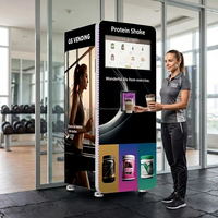 Máquina Expendedora Profesional de Proteína para Gimnasios con Pago con Tarjeta de Crédito Nayax y Gestión Remota IoT para Centros de Fitness