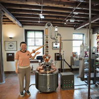Offre Spéciale : Alambic de Distillation Domestique 150L Certifié CE pour la Production d'Alcool, Équipement de Fermentation Utilisé à Domicile