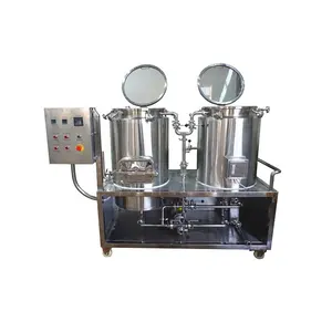 Pilot Pembuatan Bir Sistem 1bbl Mini Brewery Sistem 1 BBL Bir Fermenter/Fermentor untuk Brewery Pabrik Tanaman