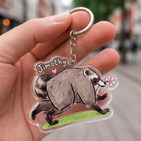 Porte-clés en acrylique personnalisés sur le thème de l'anime, avec paillettes, échantillons rapides disponibles et commandes sur mesure