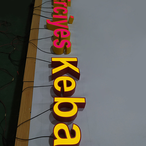 Custom Waterproof Led Giant Vintage Sign 3D Big Colorful <strong>Plastic</strong> <strong>Letter</strong> with Light for Sign - Product Image 2