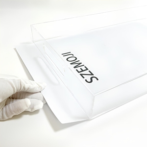 Plateau <span class=keywords><strong>d</strong></span>écoratif en acrylique, organisateur de comptoir pour salons, tables basses ottomanes, bureaux, cuisines et pour servir les invités - Product Image 3
