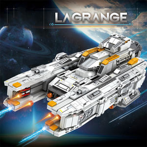 Chasseur Spatial Cuirassé Stellaire Navire de Guerre d'Escorte d'Artillerie (966 pièces) Briques de Modèle Jouets d'Assemblage DIY Kits en Plastique Blocs de Construction - Product Image 2