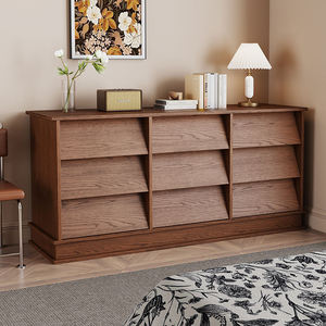 Armoire de rangement latérale moderne de style mi-siècle, de luxe, européenne, en bois massif, écologique, avec tiroirs, pour personnaliser l'<span class=keywords><strong>ancien</strong></span> meuble de rangement. - Product Image 5