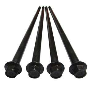 M8*235 Hexagonal Flange <b>Bolts</b> Gaskets Carbon Steel <b>Bolts</b> for Gasoline Diesel Generator Sets/Equipment Plain Finish 50mm 80mm - Product Image 3