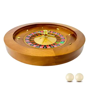 Roda de madeira profissional da roleta da mesa do casino para o jogo de roleta da mesa de pôquer de jogo