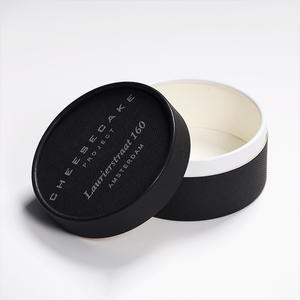 Tubo de papel de pastel Kraft personalizado respetuoso con <span class=keywords><strong>el</strong></span> medio ambiente, caja de tubo de galleta de cartón redondo de lujo para alimentos, embalaje de cilindro de Chocolate y pan - Product Image 1