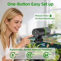 Distributeur automatique de nourriture pour poissons, grande capacité, résistant à l'humidité, pour aquarium, accessoires pour animaux de compagnie, mangeoire pour poissons