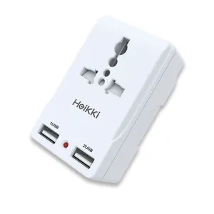 Heikki Best selling 1 way power board, outlet 1 way surge protection power board with USB charger
