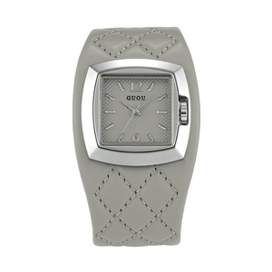 Reloj de Pulsera de Cuero con Diseño a Cuadros Estilo Británico, Reloj de Cuarzo de Moda de Lujo Ligero de Alta Gama - Product Image 2