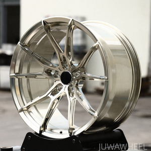 Jantes forgées concaves JUWA pour F430 Panamera Taycan Macan T6-6061, style Super <span class=keywords><strong>RS</strong></span>, polies, 5x4.5, 19, 20, 21, 22 pouces, jantes personnalisées - Product Image 1