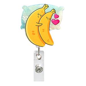 YOYI Gantungan ID Akrilik Baru Bentuk Hati Dinosaurus, Dapat Diputar, Cetak UV, Hadiah Promosi Bisnis - Product Image 4